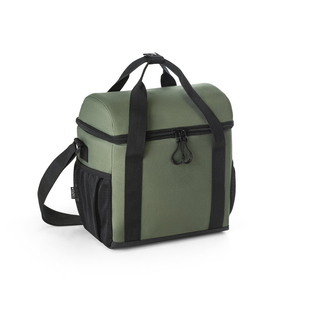 Sac isotherme promotionnel rPET ROMA M Vert fonce